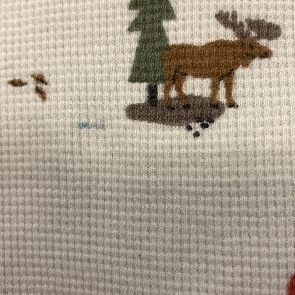 Hanna Andersson Print Thermal Henley Tee size 5 - Picture 9 of 9